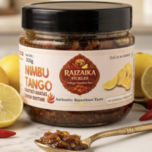 RAJZAIKA PICKLES Nimbu Tango Chatpati Khatas Lemon Pickle | Tangy & Spicy Nimbu Achar | Khatta Chatpata Lemon Pickle | Authentic Rajasthani Homemade Style (Copy)