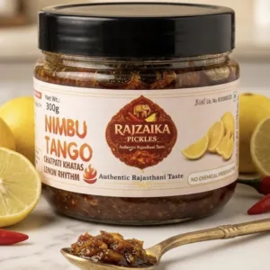 RAJZAIKA PICKLES Nimbu Tango Chatpati Khatas Lemon Pickle | Tangy & Spicy Nimbu Achar | Khatta Chatpata Lemon Pickle | Authentic Rajasthani Homemade Style (Copy)
